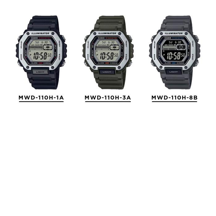 スタンダード デジタル CASIO STANDARD MENS カシオ MWD-110H 腕時計