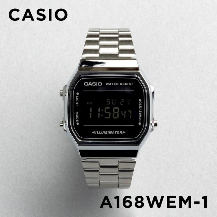 CASIO STANDARD 日本未発売 A168WA-1W 海外モデル スタンダード デジタル 並行輸入品 10年保証 日本未発売 CASIO