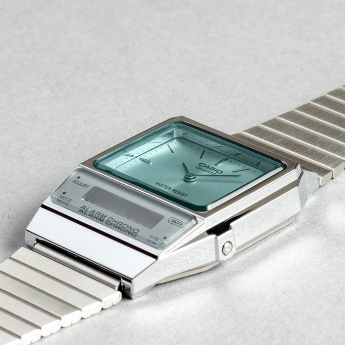 スタンダードアナデジ 訳あり 風防内ゴミあり CASIO STANDARD MENS 