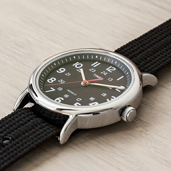 並行輸入品 訳あり ゴミ・汚れあり TIMEX WEEKENDER タイメックス ウィークエンダー 38MM メンズT2N647 腕時計 時計 ブラ｜timelovers｜02