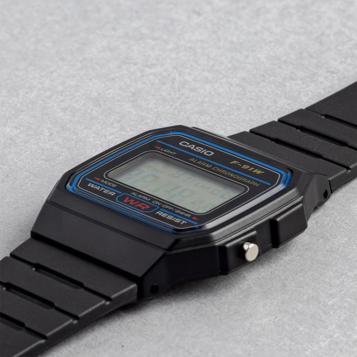 CASIO STANDARD MEN カシオ F-91W 腕時計 時計 ブランド メンズ レディース 男の子 女の子 男子 女子 チープカシオ チプカシ デジタル 日付 ギフト プレゼント | スタンダード デジタル | 05