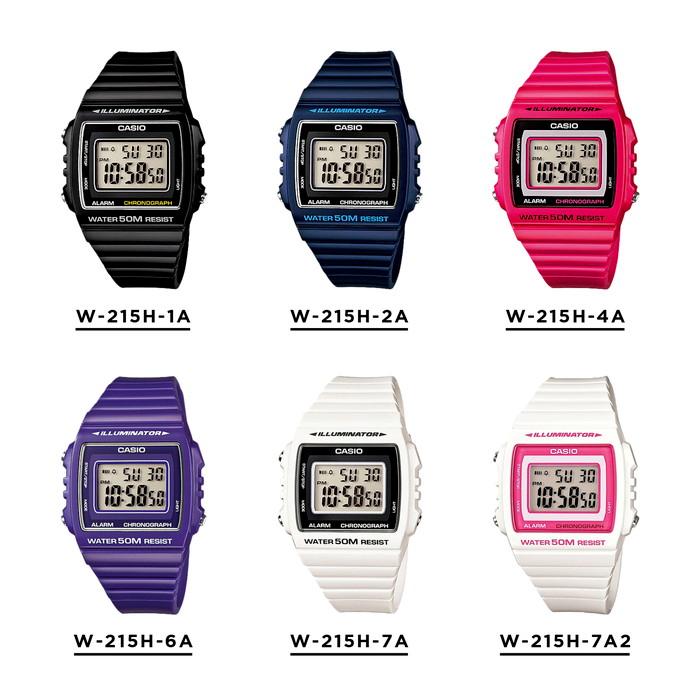 並行輸入品 10年保証 CASIO STANDARD MENS カシオ スタンダード W-215H 腕時計 時計 ブランド メンズ 男の子 チープカシオ チプカシ デジタル 日付｜timelovers｜08