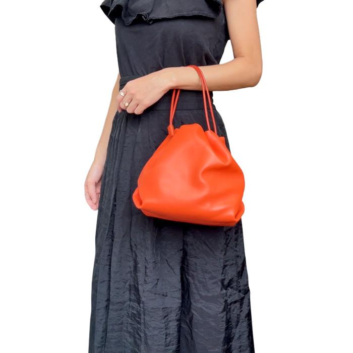 SOPO SOPO FRENCH LAMB DRAWSTRING BAG-MR ソポ ショルダーバッグ