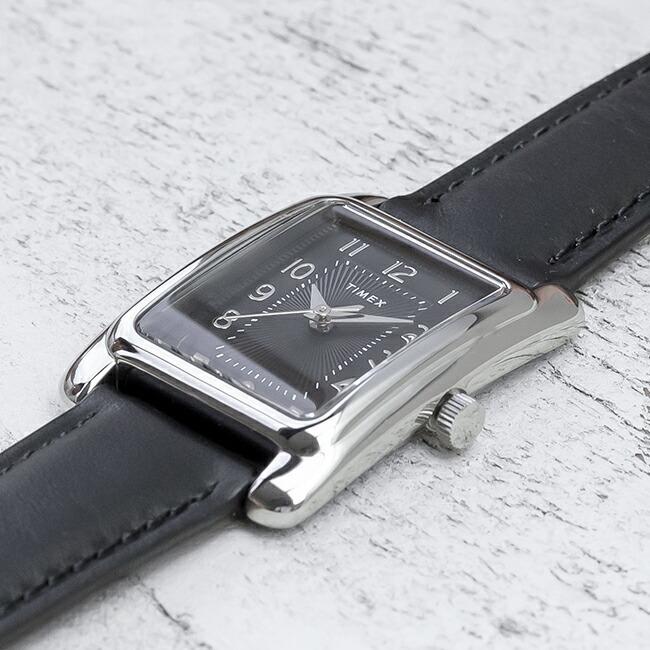 Timex タイメックス メリデン 25mm Tw2r700 腕時計 レディース アナログ ブラック 黒 シルバー レザー 革ベルト Tw2r700 Time Lovers 通販 Yahoo ショッピング