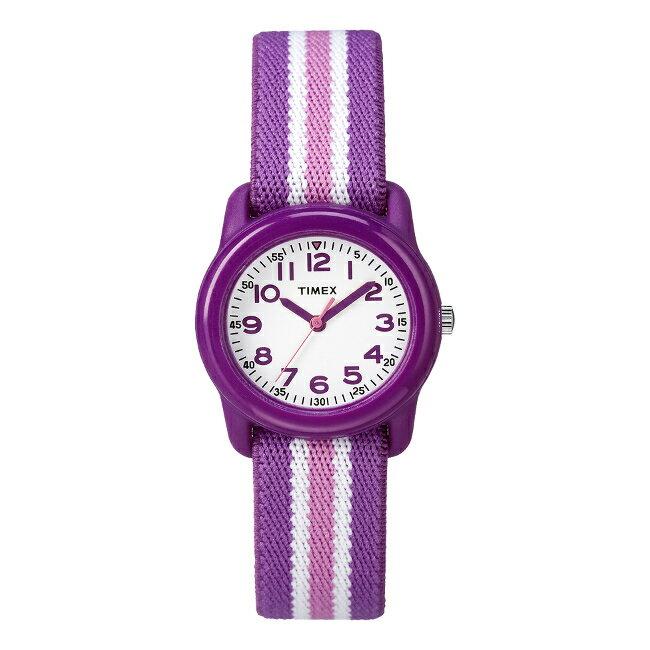 日本未発売 Timex Kids タイメックス キッズ アナログ 29mm Tw7c 腕時計 時計 ブランド 子供 男の子 女の子 パープル 紫 ホワイト 白 ナイロンベルト 海 ファッション通販