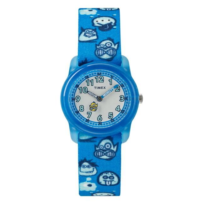 Timex タイメックス キッズ タイム マシーン Tw7c 腕時計 子供 男の子 女の子 アナログ ブルー 青 ホワイト 白 モンスター ナイロンベルト Tw7c Time Lovers 通販 Yahoo ショッピング