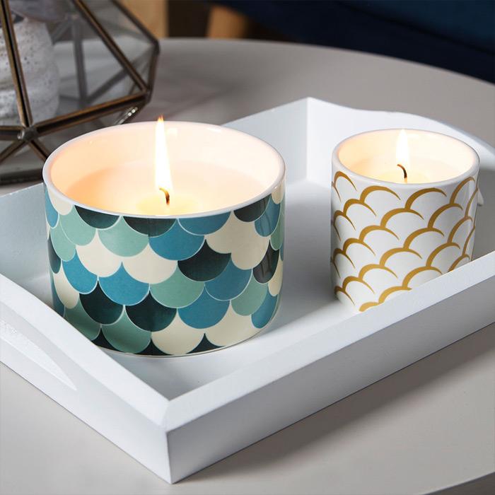 FIRED EARTH CERAMIC CANDLE M ファイヤードアース セラミック