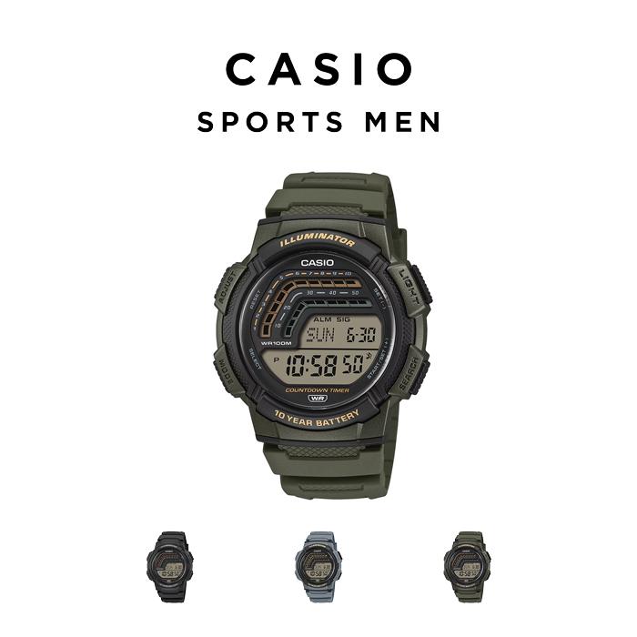 スタンダード デジタル CASIO SPORTS MEN カシオ スポーツ WS-1800