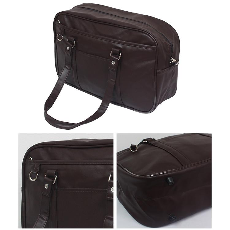 スクールバッグ 合成皮革 通学バッグ 中学生 高校生 女子 男子 通学かばん 学生かばん 入学祝い 多機能 |  | 05