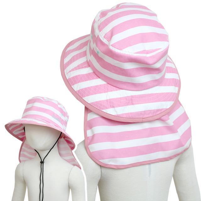 マリンハット サーフハット 子供 キッズ 女の子 ベネトン BENETTON UVカット ビーチハット あご紐付き サンシェード付き UPF50+ | UNITED COLORS OF BENETTON | 06