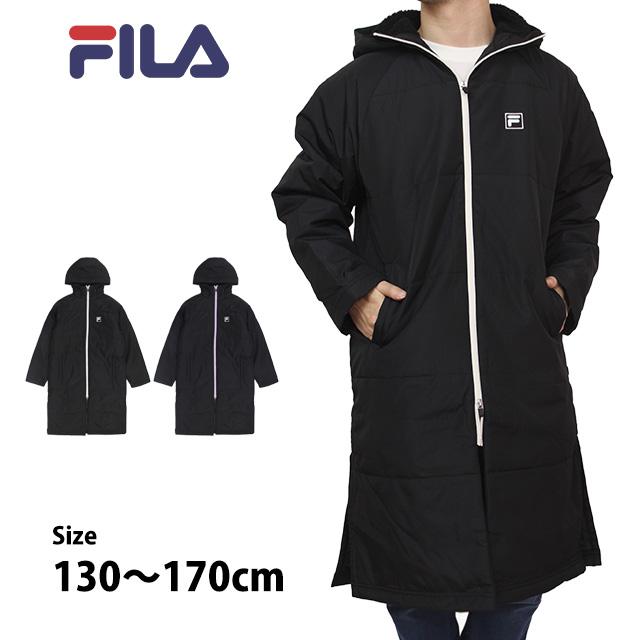 FILA ベンチコート 子供 キッズ ジュニア 男の子 女の子 中綿 裏ボア