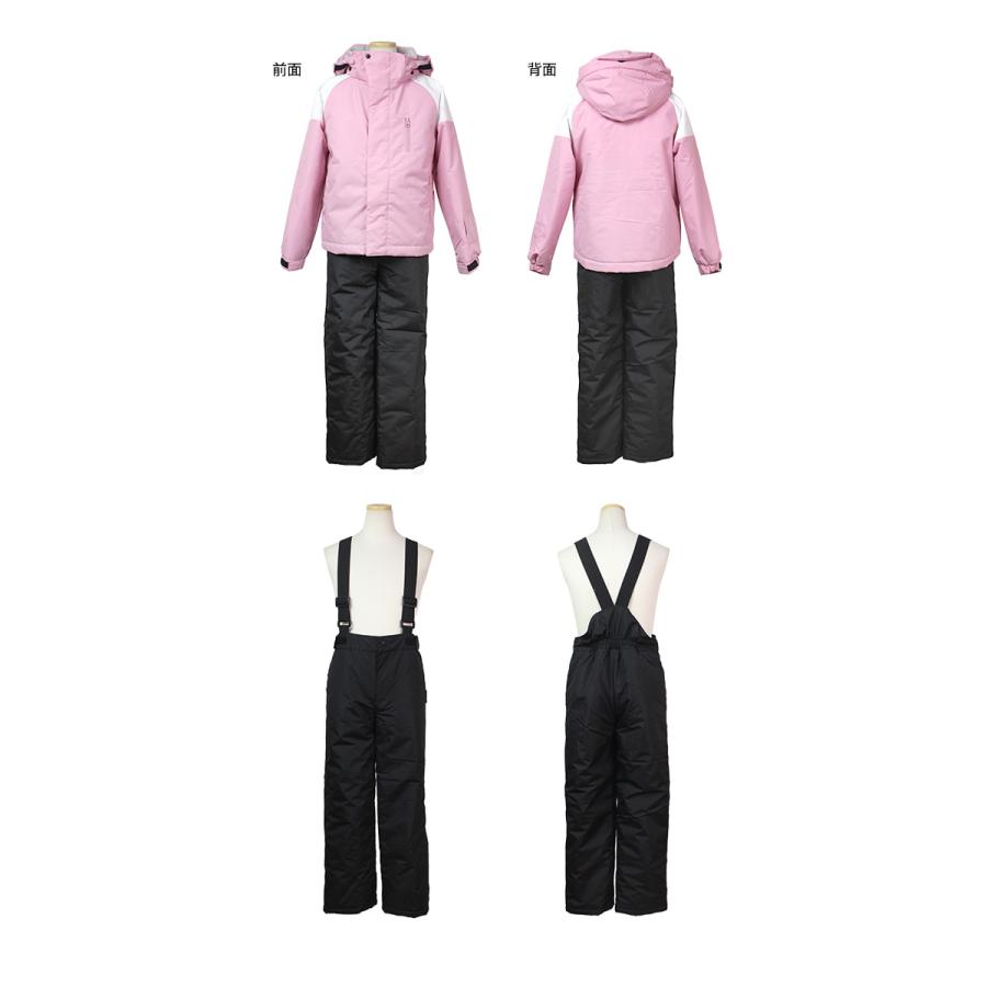スキーウェア キッズ ジュニア 上下セット サイズ調整 女の子 子供 スノーウェア 耐水圧5000mm 超撥水 130cm 140cm 150cm 160cm |  | 02