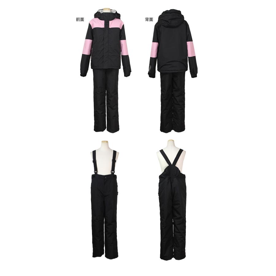 スキーウェア キッズ ジュニア 上下セット サイズ調整 女の子 子供 スノーウェア 耐水圧5000mm 超撥水 130cm 140cm 150cm 160cm |  | 02
