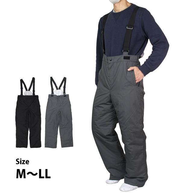 スキーウェア スキーパンツ メンズ 耐水圧5000mm TIMELY 大人用 サロペットパンツ スノーウェア M L LL | 