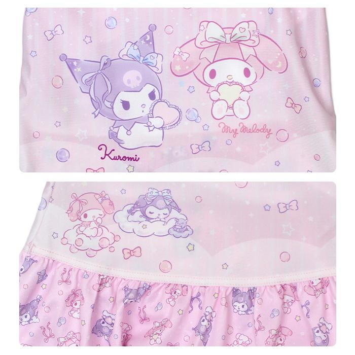 水着 女の子 キッズ 子供 ワンピース サンリオ マイメロ クロミ かわいい フリルワピース 女子 子供水着 100cm 110cm 120cm 130cm |  | 03