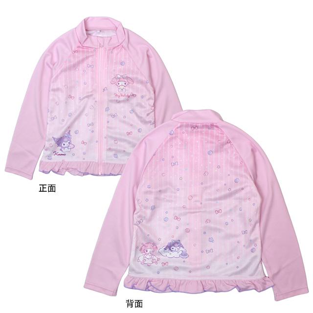 ラッシュガード 女の子 女子 長袖 フルジップ サンリオ クロミ マイメロ 日焼け対策 UVウエア 水着 子供 100cm 110cm 120cm 130cm |  | 02