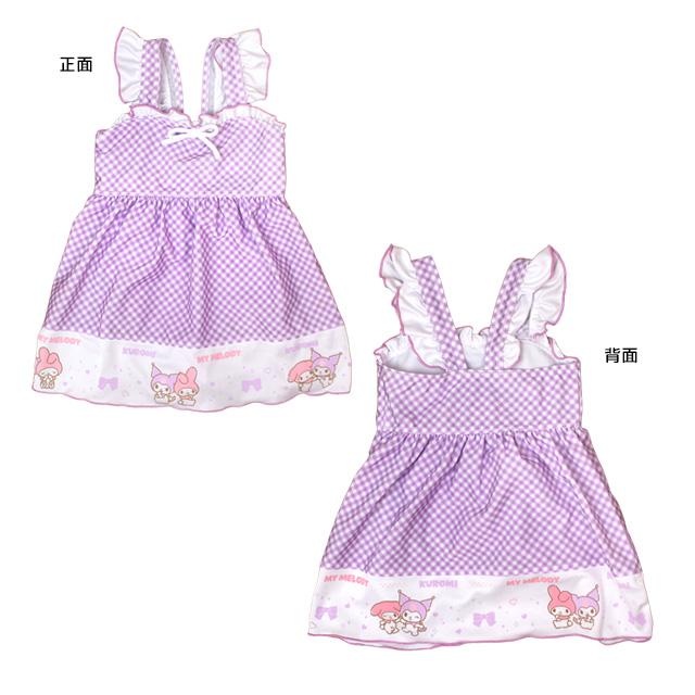 水着 女の子 キッズ 子供 ワンピース サンリオ マイメロ クロミ かわいい フリルワピース 女子 子供水着 100cm 110cm 120cm 130cm |  | 02