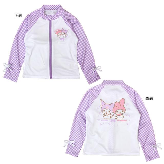 ラッシュガード 女の子 女子 長袖 フルジップ サンリオ クロミ マイメロ 日焼け対策 UVウエア 水着 子供 100cm 110cm 120cm 130cm |  | 02