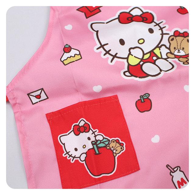 ハローキティ サンリオ エプロン 女の子 キッズ 綿100% かわいい 幼稚園 保育所 小学校 給食 子供 エプロン 110cm |  | 02