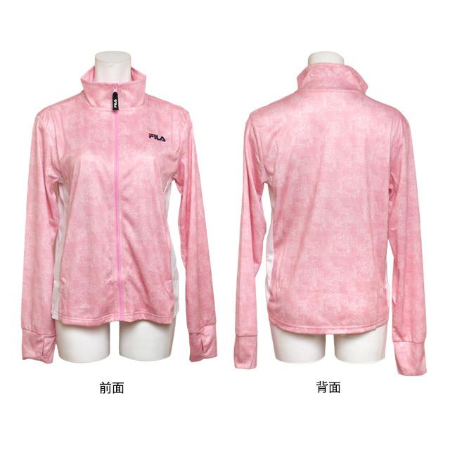 UVジャケット 長袖 レディース 女性 フィラ FILA UVカット ジップアップ ラッシュガード ストレッチ M L LL | FILA | 05