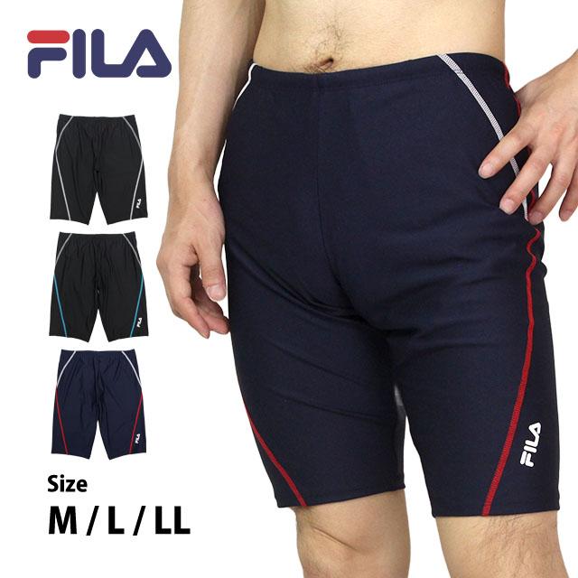 フィットネス水着 メンズ フィラ FILA 水着 パンツ  スパッツ ストレッチ スイムスパッツ スイムウェア M L LL | FILA