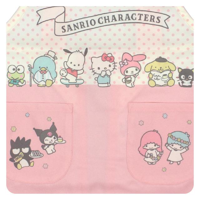 エプロン 女の子 サンリオキャラクターズ キッズ H型 かわいい 子供  エプロン 110cm 130cm |  | 04