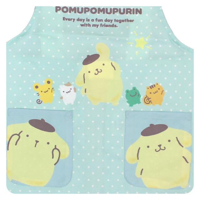 エプロン 女の子 ポムポムプリン キッズ H型 かわいい 子供  エプロン 130cm 150cm |  | 02