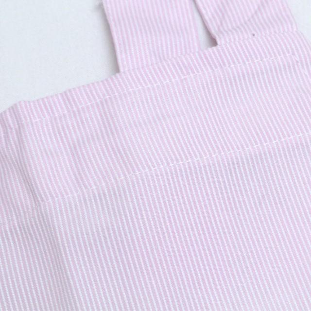 エプロン 子供用 キッズ ストライプ柄 三角巾付き H型 小学校 学校 給食エプロン 男の子 女の子 三角布 エプロン2点セット 110cm130cm150cm |  | 04