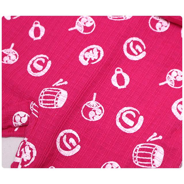 はっぴ 甚平 子供 ベビー 女の子 綿100% じんべい スーツ上下 祭柄 まつり 甚平 部屋着 パジャマ 子供甚平 80cm 90cm 95cm 100cm |  | 05