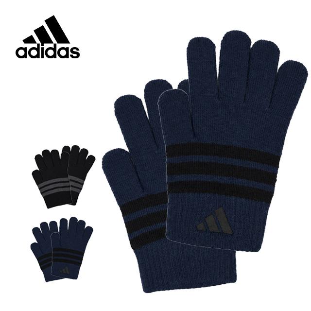 手袋 ニット のびのび手袋 子供 adidas アディダス キッズ ジュニア 男の子 スポーツ 子供手袋 冬 小学生 通学 手袋 日本製 | adidas
