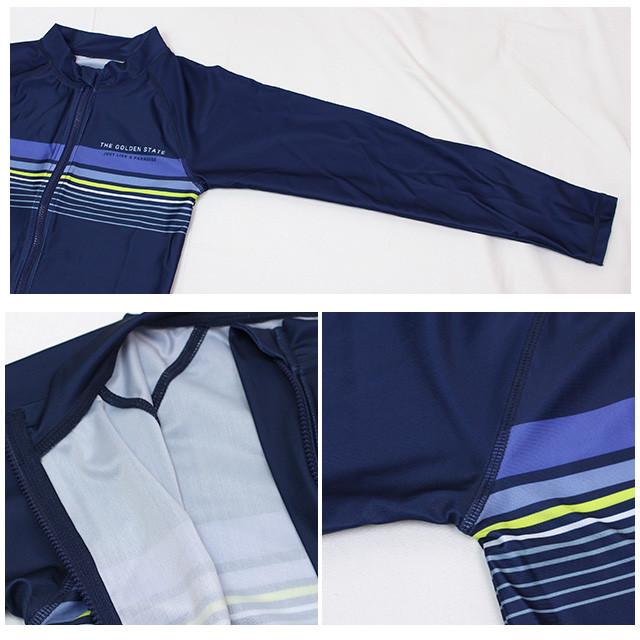 ラッシュガード 男の子 子供 キッズ ジュニア 水着 長袖 UVジャケット ラグランタイプ 140cm 150cm 160cm |  | 05