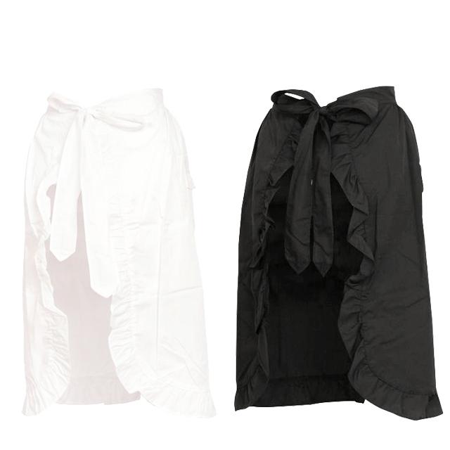 フォーマルエプロン レディース フォーマル 白 無地 冠婚葬祭のお手伝いに礼装用エプロン ショートエプロン 前掛け 女性用 |  | 01