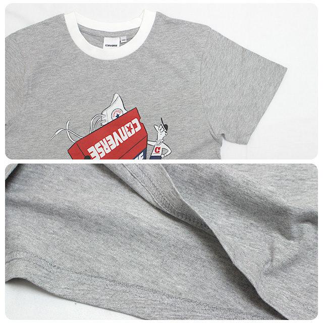 半袖 Tシャツ キッズ ジュニア 男の子 コンバース CONVERSE ボーダー 子供 半袖Tシャツ 綿素材 130cm 140cm 150cm 160cm | CONVERSE | 03