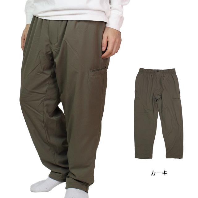 防寒パンツ 裏フリース ズボン シャカパン メンズ カーゴパンツ 撥水加工 前ファスナー付き あったか M L LL |  | 01