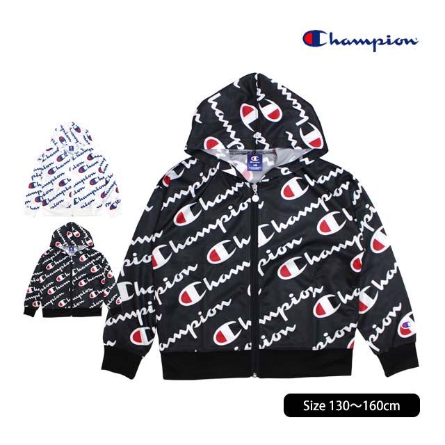 【55%OFF!】 激安アウトレット 子供 パーカー女の子 キッズ ジュニア チャンピオン Champion 長袖 前ファスナー ビッグロゴ 羽織り フード ジャケット 130cm 140cm 150cm 160cm italytravelpapers.com italytravelpapers.com