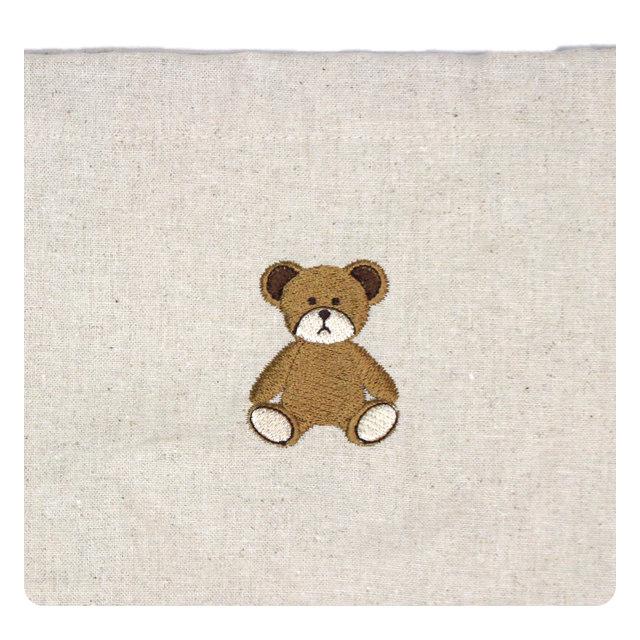 ランチ お弁当 袋 巾着 ポーチ 袋 キッズ 子供 女の子 くま ベア― 入園 入学準備 保育園 日本製 給食 巾着袋 お弁当箱入れ |  | 01