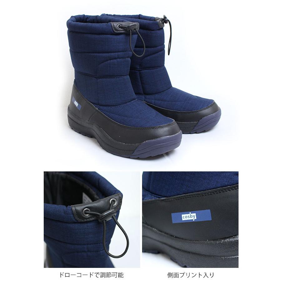 スノーブーツ スパイク付き メンズ レディース コスビー cosby 長靴 耐水圧5000mm 撥水・耐水コーティング 雪 雨 防寒 滑らない靴 |  | 01