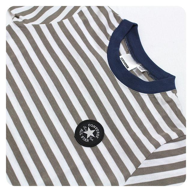 半袖 Tシャツ キッズ ジュニア 男の子 コンバース CONVERSE ボーダー 子供 半袖Tシャツ 110cm 120cm 130cm | CONVERSE | 02