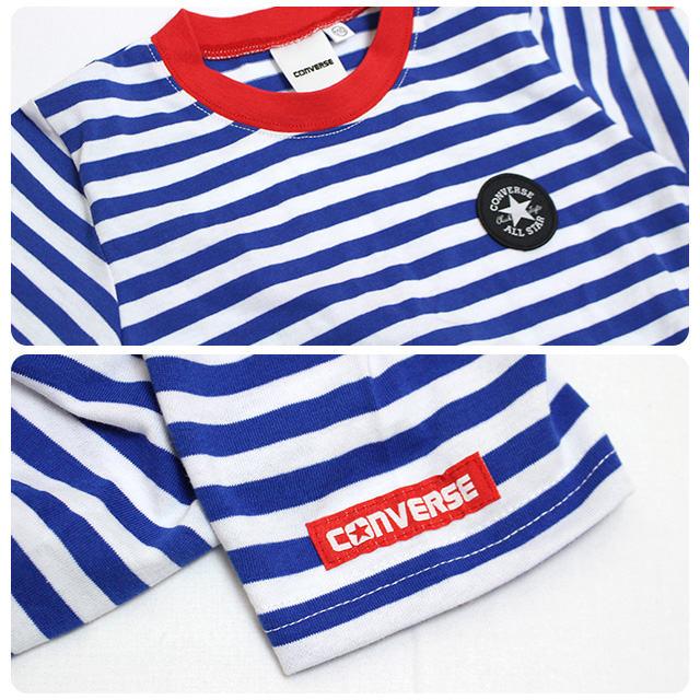 半袖 Tシャツ キッズ ジュニア 男の子 コンバース CONVERSE ボーダー 子供 半袖Tシャツ 110cm 120cm 130cm | CONVERSE | 03