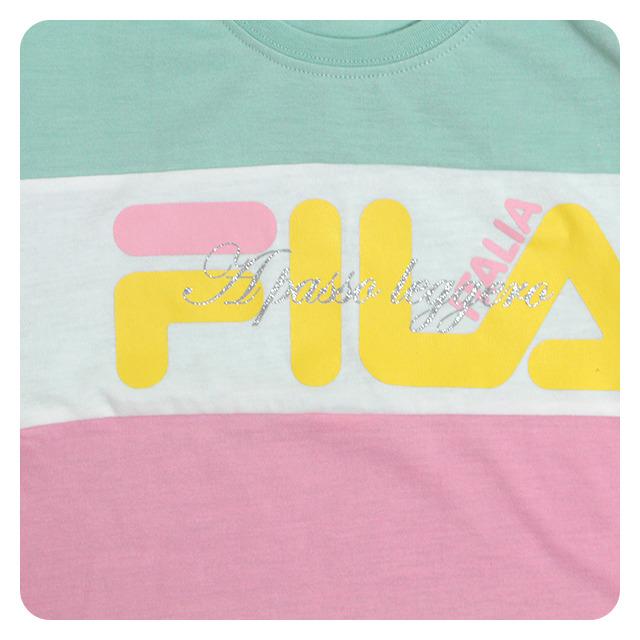 Tシャツ 長袖 キッズ フィラ FILA ITALIA 綿混 女の子 子供 カットソー ロンT 長袖Tシャツ | FILA | 02