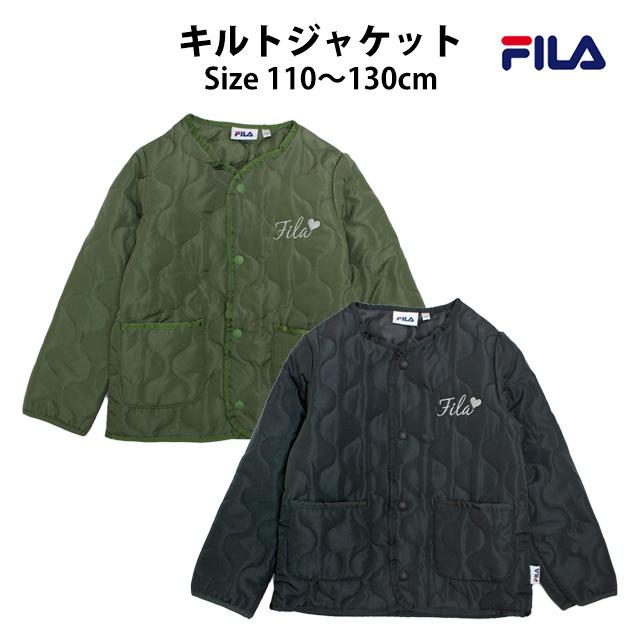 キルトジャケット フィラ FILA 女の子 キッズ ガールズ 中綿 前開き スナップボタン 子供 110cm 120cm 130cm | FILA | 06