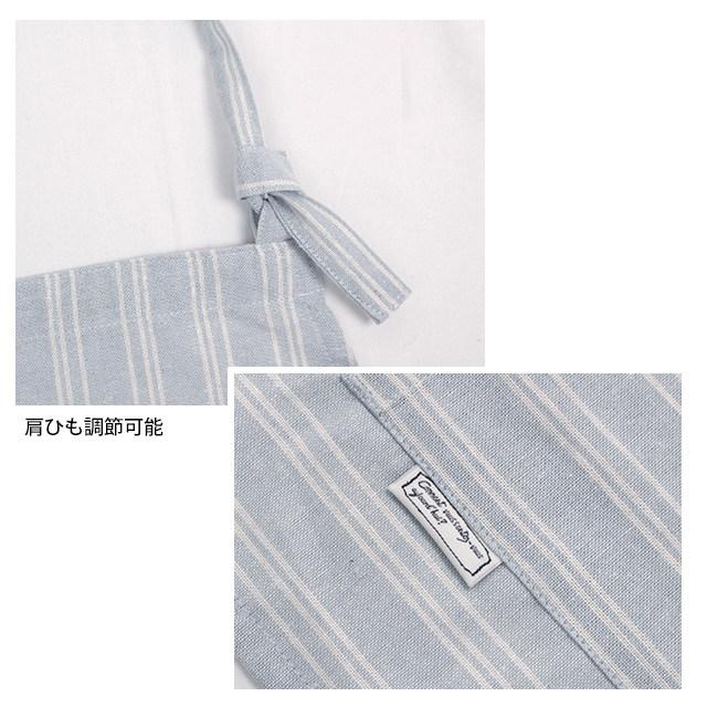 エプロン かわいい チェック ストライプ 女性 レディース 可愛い オシャレ 料理 家事 DIY フリーサイズ ポケット付き |  | 02