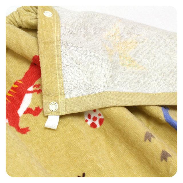 ラップタオル 巻きタオル 子供 キッズ ジュニア 男の子 ジッピーダイナソー 水泳 プール スイミング 着替え バスタオル 60cm |  | 03