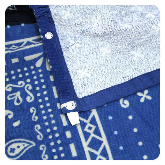 ラップタオル 巻きタオル 子供 キッズ ジュニア 男の子 ペイズリースクエアー 水泳 プール スイミング 着替え バスタオル 80cm |  | 03