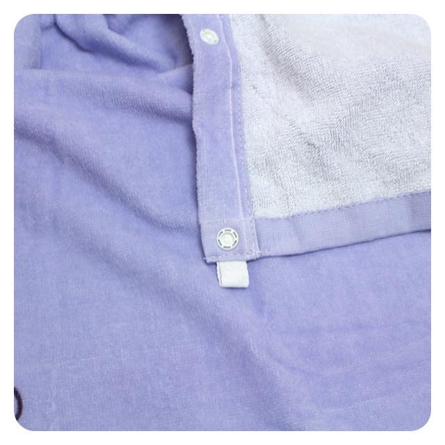 ラップタオル 巻きタオル 子供 キッズ ジュニア 女の子 ラベンダーチェック 水泳 プール スイミング 着替え バスタオル 80cm |  | 03