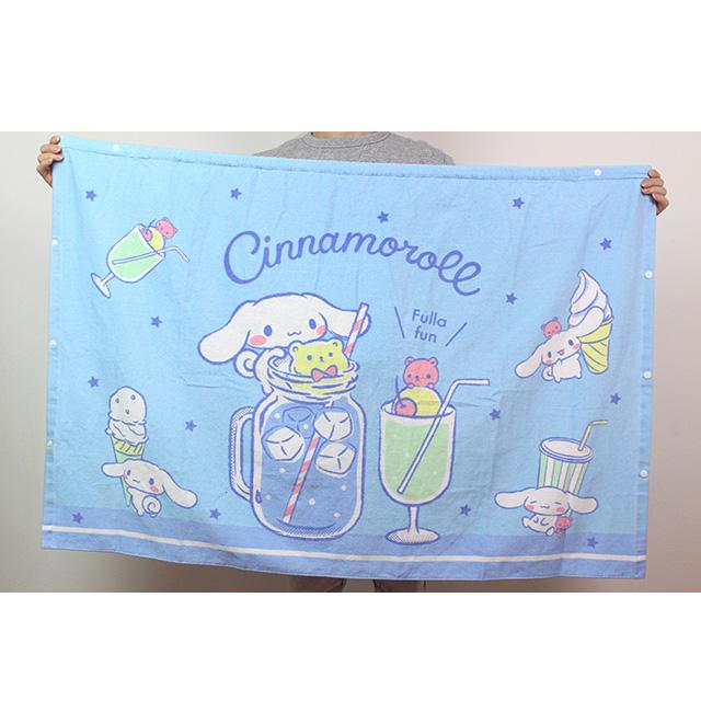 ラップタオル 巻きタオル 子供 キッズ ジュニア 男の子 女の子 シナモロール 水泳 プール スイミング 着替え バスタオル 80cm |  | 04