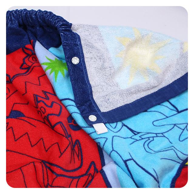 ラップタオル 巻きタオル 子供 キッズ ジュニア 男の子 ポケモン 水泳 プール スイミング 着替え バスタオル 60cm |  | 03