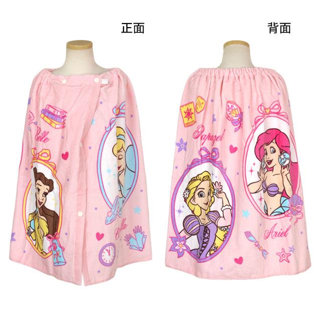 ラップタオル 巻きタオル 子供 キッズ ジュニア 女の子 ディズニープリンセス 水泳 プール スイミング 着替え バスタオル 60cm |  | 02