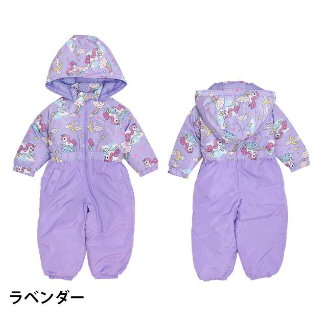 ベビー ジャンプスーツ 女の子 子供 ユニコーン柄 スノーウェア 雪遊び 中綿 カバーオール つなぎ 80cm 90cm 95cm |  | 04