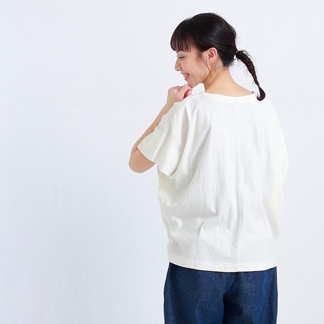 ドルマンスリーブ トップス カットソー ルーズフィット 女性 レディース 婦人 Kotikoti シンプル フリーサイズ M-L |  | 02